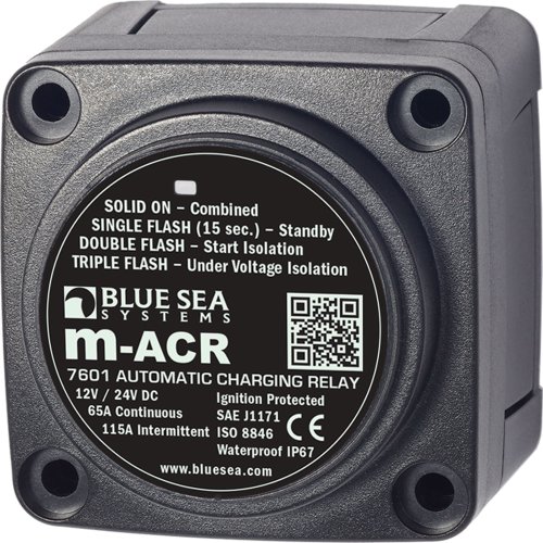 The Amazing Quality Blue Sea 7601 DC Mini ACR Automatic Charging Relay - 65 Amp