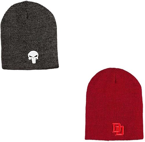 Daredevil Punisher - Gorro de gorro reversible marzo de 2016