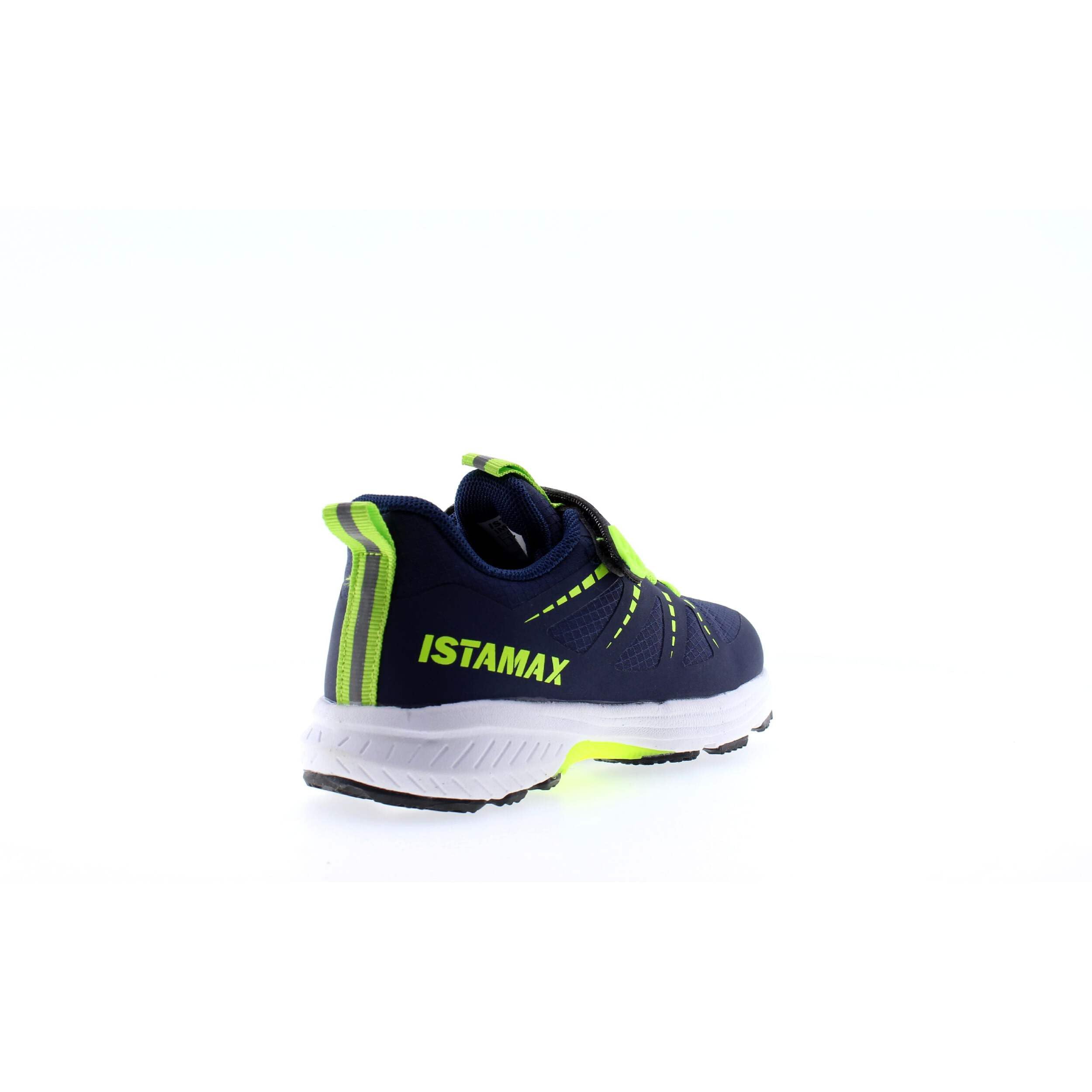 Scarpa Sportiva Modello IMAA3805 Blu Giallo Neon a Lacci Elastici e Strappo (Blu/Giallo/Neon, Sistema Taglie Calzature EU, Bambino Piccolo (2-5 Anni), Uomo, Numero, Media, 28)