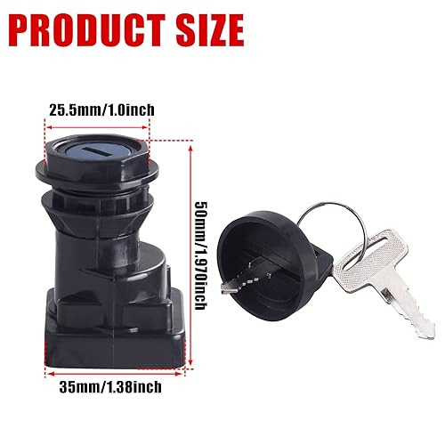 Miniatura 2 de Interruptor de encendido con llaves para Kawasaki Bayou 220 KLF 220A 250 300 400 KLF Lakota 300 KEF300A Prairie 300 400 ATV