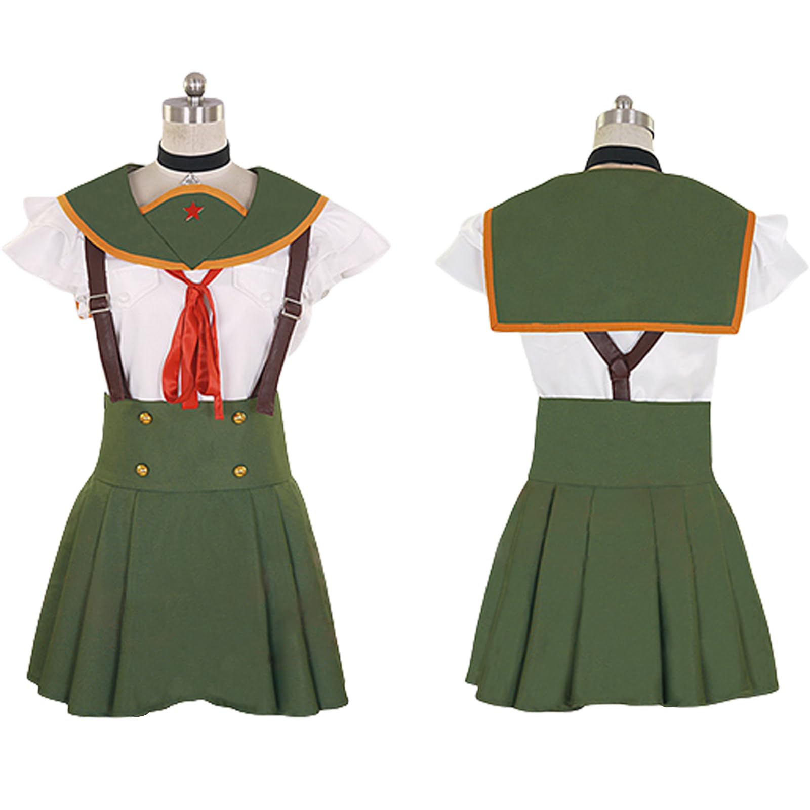 Amazon | 恵飛須沢胡桃 コスプレ衣装 フルセット 小物全セット付き