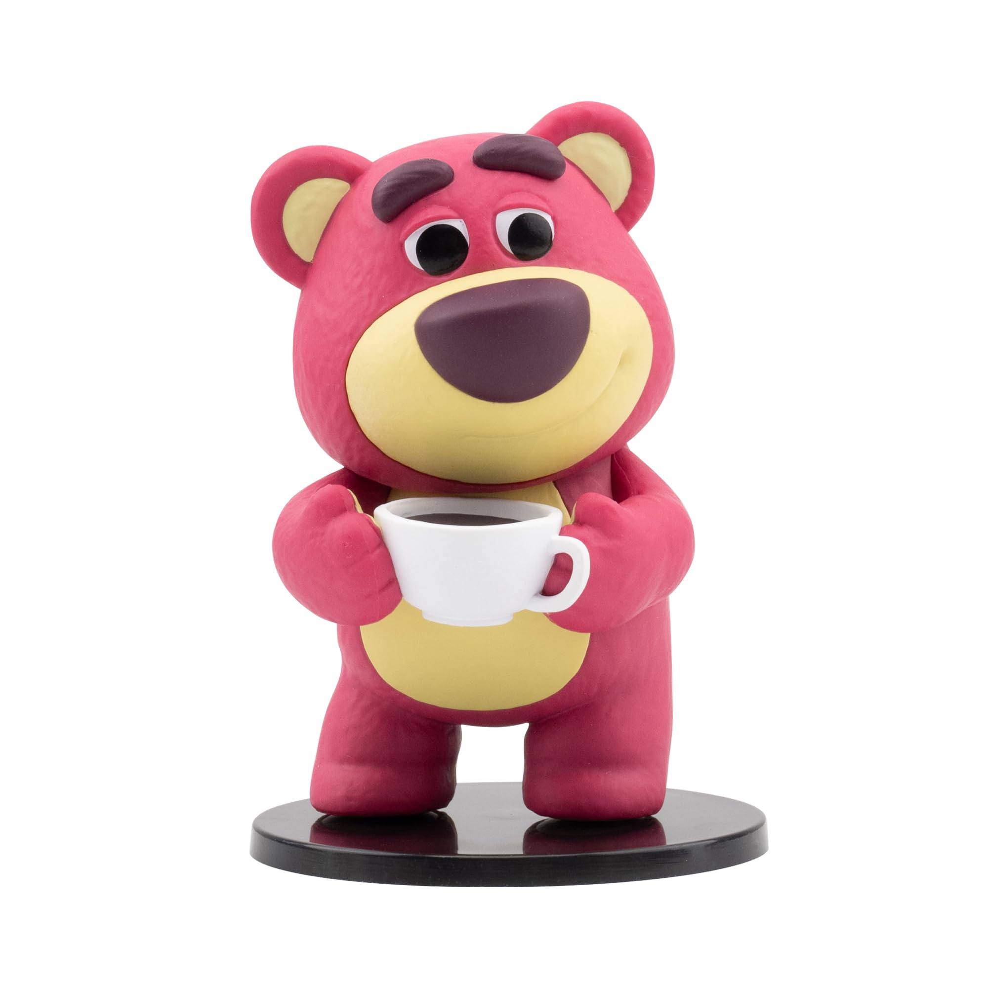 YuMe Lots-o'-Huggin' Bear Tea Time 3" Toy Story Figure Collectable in Hero Window Box | Licensed Lotso Disney Pixar Merchandise | Toys Gift for Kids, Adults & Movie Fans | Get All 6 Teddy Figures
