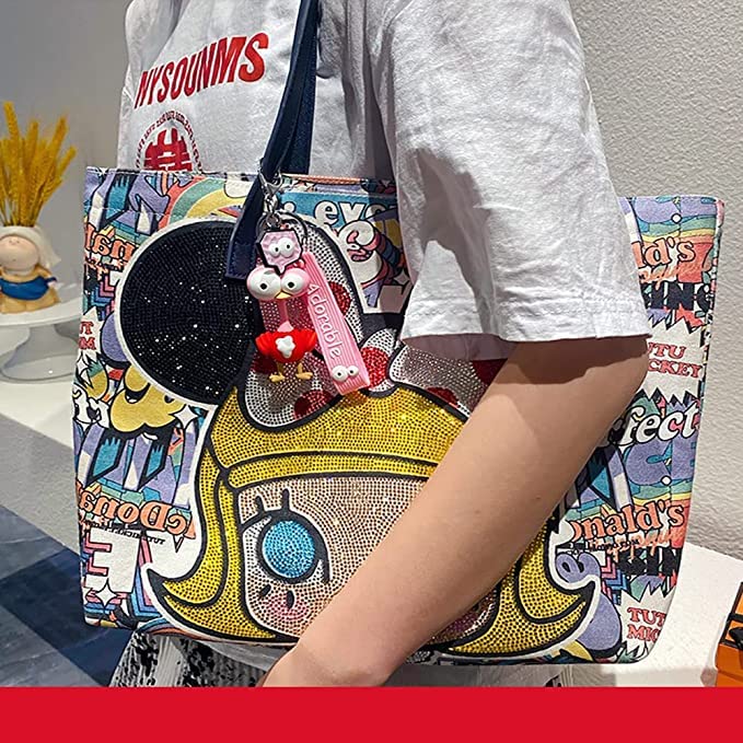 Image of Cute Cartoon BTS Keychain for Girls and Boys - Gift for Army and Kpop Lovers - Bag, Luggage Keyrings, Albums Keys Gifts