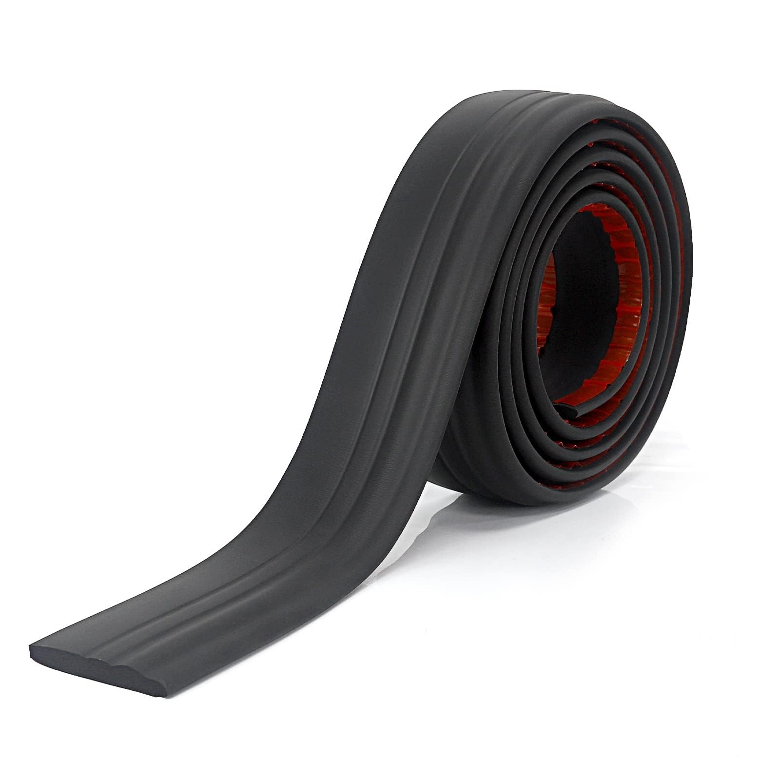 FRZXBKW PVC Skirting Board Trim Self-Adhesive, 5/10M Flexible Skirting Boards Covers, 98MM/125MM Width Peel and Stick Rubber Wall Base Moulding Trim,Wall Baseboard Molding Trim