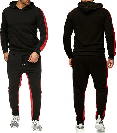 Amazon.com: WFEI Chándal para hombre, de invierno, de forro polar, para  deporte, para hombre : Ropa, Zapatos y Joyería
