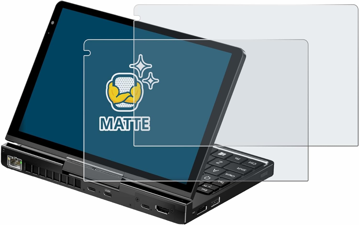 brotect Screen Protector Anti-Glare Compatible with GPD Pocket 4 (2 Pack) Screen Protector Matte, Anti-Fingerprint Protection Film