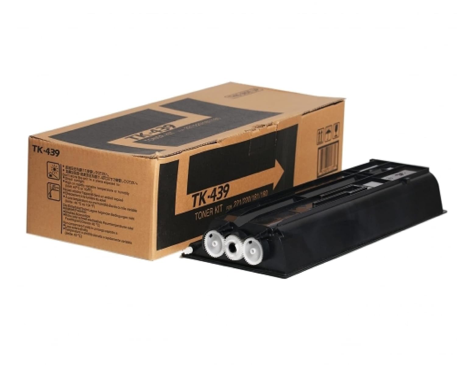 PINELIME TK-439 Black Toner Cartridge Compatible with 180/181/220