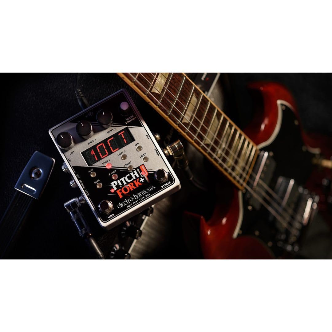 ギター Electro-Harmonix Pitch Fork+ Electro-Harmonix Pitch Fork+ Polyphonic Pitch Shifter Pedal
