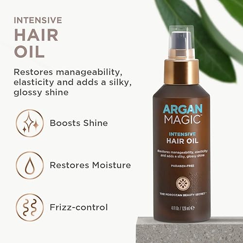 Miniatura 3 de Argan Magic Aceite intensivo para el cabello restaura la manejabilidad y la elasticidad añade brillo y brillo controla el encrespamiento fabricado