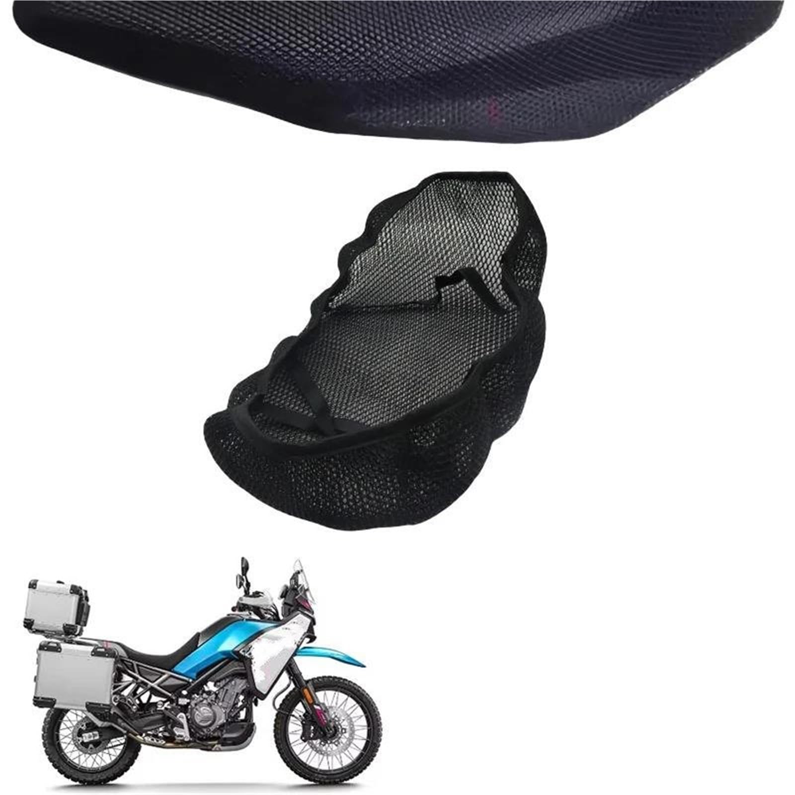 Generico Coprisella Moto Per CFMoto 450MT 450 MT coprisella | Cuscino per flusso d'aria traspirante Sella resistente al sole