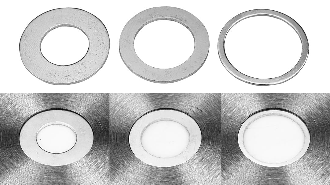 GRAPHITE Brzeszczot do piły tarczowej Widia – brzeszczot z twardego metalu do drewna, płyty wiórowej, MDF, sklejki i aluminium – precyzyjne cięcie, w zestawie pierścienie redukcyjne, czyste i szybkie