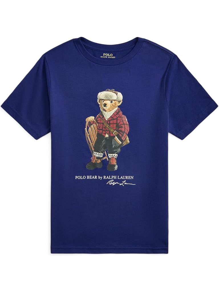 Blue Polo Ralph Lauren Polo Bear Cotton Jersey Tee (Big Kid)