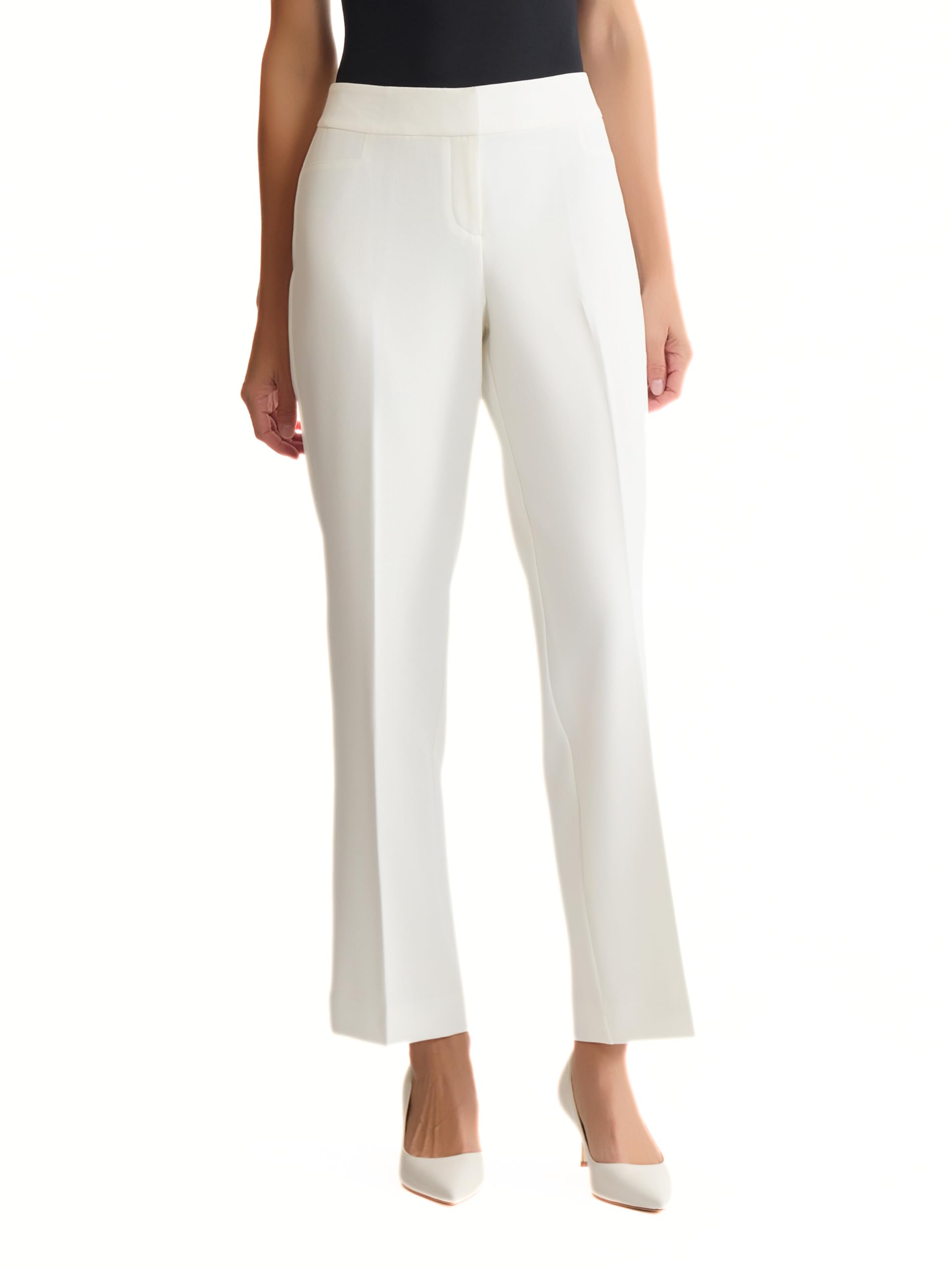 Kasper Womens Stretch Crepe Lined Trouser Pant