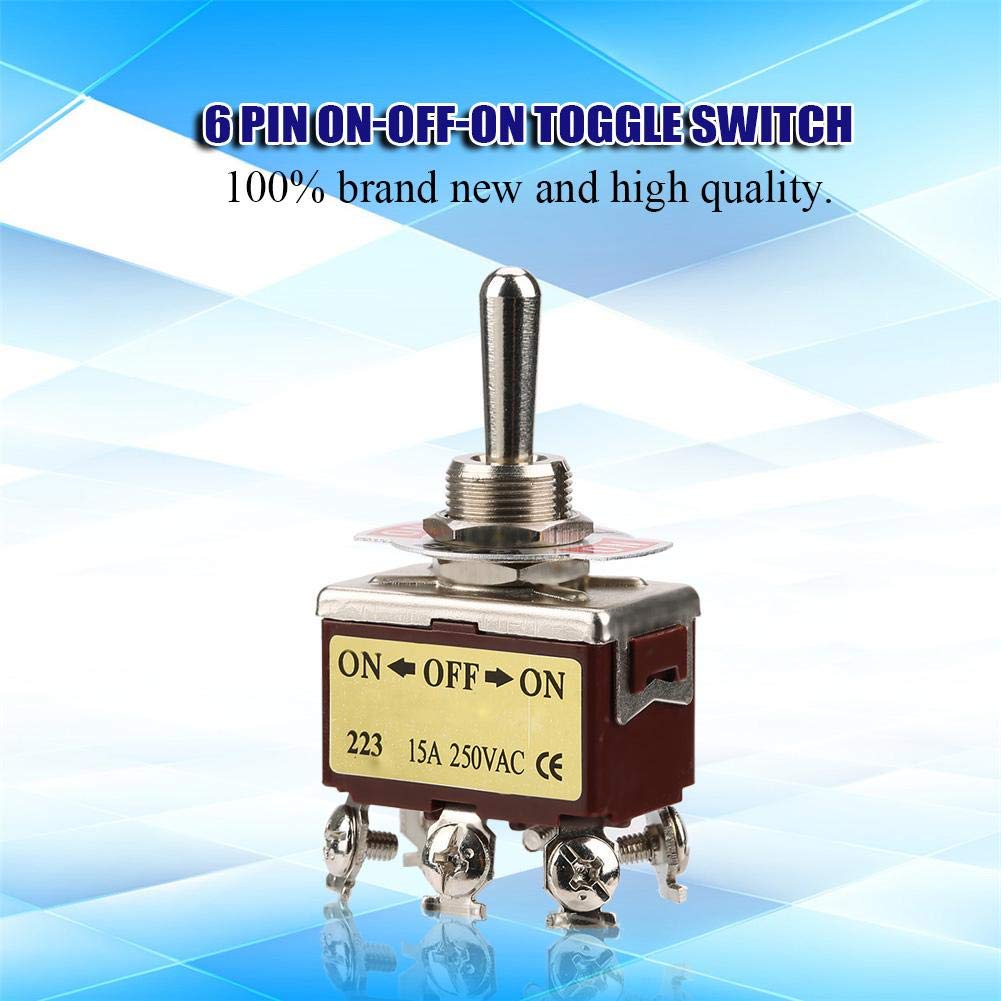 APEM 5547A 5547A Interruttore A Levetta 250 V/AC 3 A 2x (On) / Off / (On) Momentaneo / 0 - Foto 9