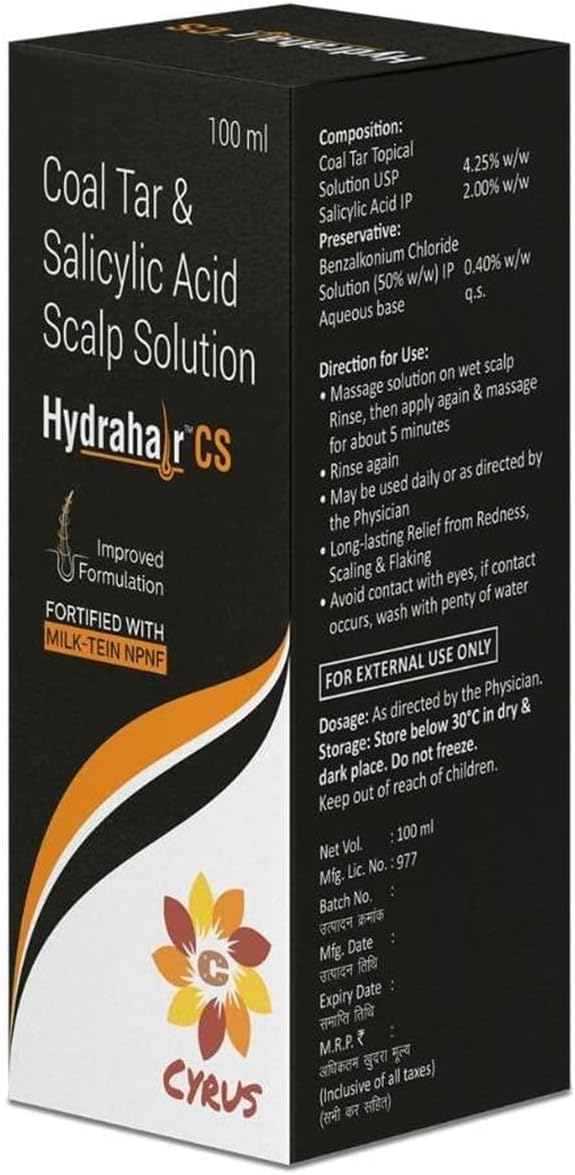Scalp Solution (100ml) - Black And Orange - Unisex-Adults