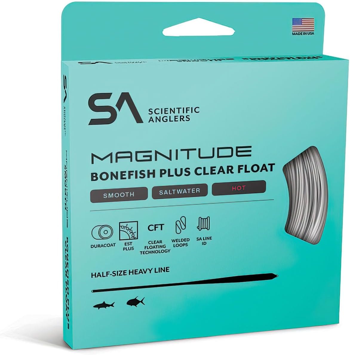 Scientific Anglers 10' Clear Magnitude Smooth Bonefish Plus Float Tip