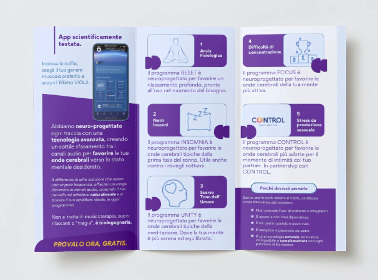 Effetto VIOLA brochure per affiliati