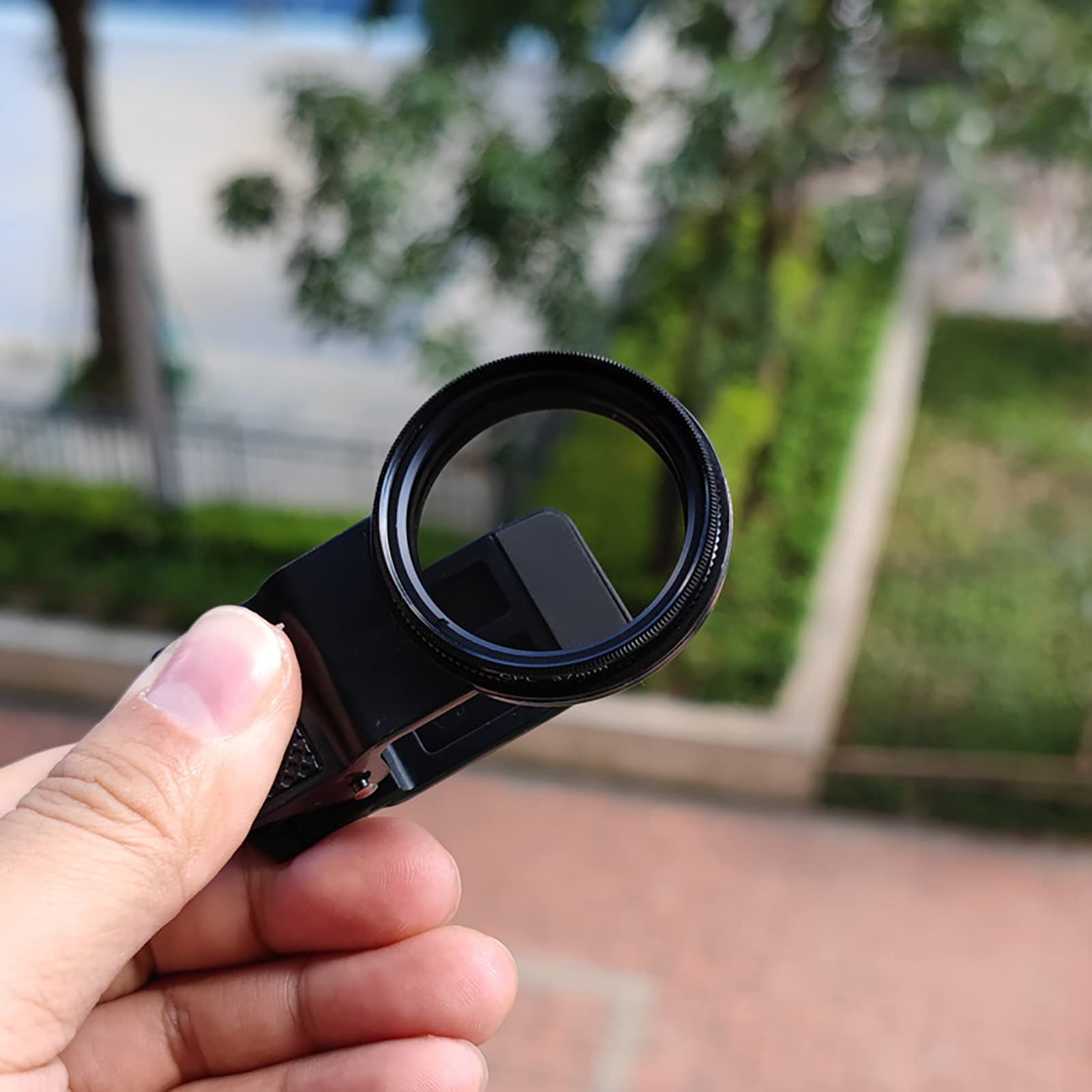 Komórka Mobilna CPL 37 Mm Aparat w Smartfonie Profesjonalny Obiektyw Okrągły Uniwersalny Filtr Polaryzacyjny z Klipsem Odbicie światła do Usuwania światła dla 14 13 12 11