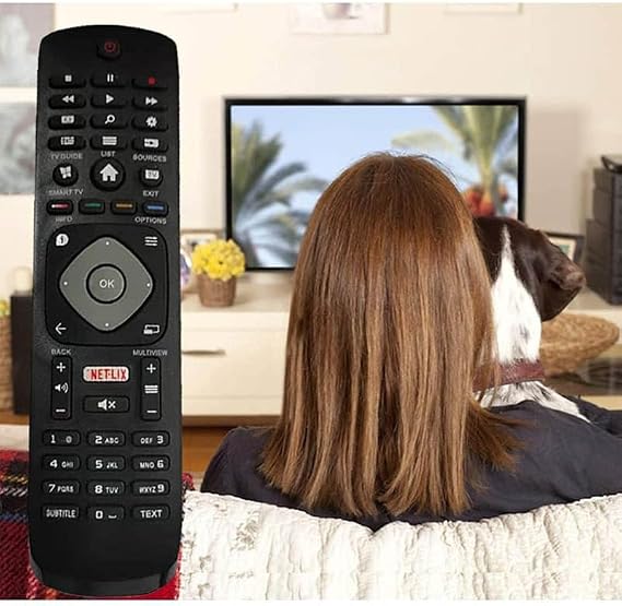 Universal Remote Control for All Philips Ambilight 4K UHD HDR Smart TV - No Setup Needed