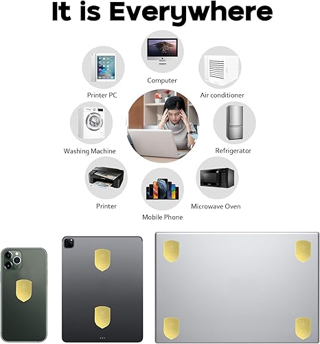 Miniatura 2 de WeLohas Adhesivo de protección de teléfono, funciona para teléfonos celulares y inteligentes, portátiles, tabletas, TV, monitores, adecuado para