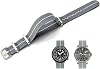 Watch Straps Elastic Nylon French Parachute NATO Nylon One Piece Military Replacement Band for Men Women Brushed Stainless Steel Buckle Watch Band 18mm 20mm 22mm