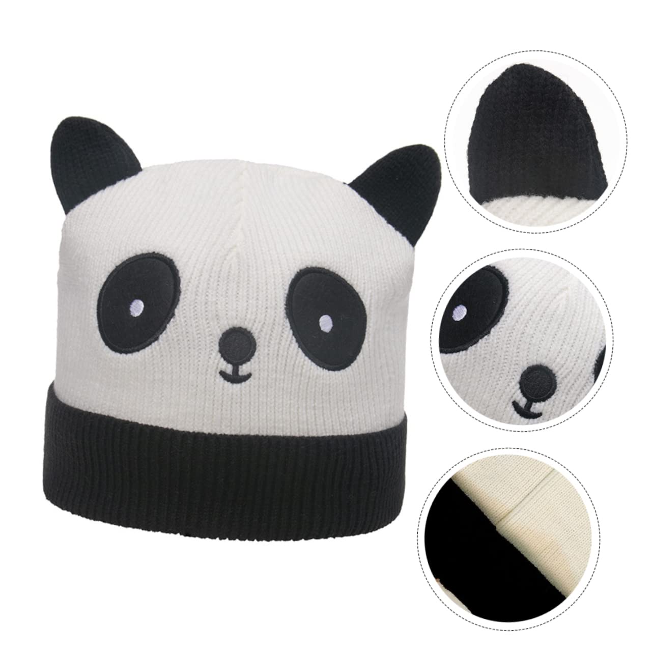 Healvian gorro de punto caliente cálido gorros lana sombreros de la gorrita tejida sombrero tejido Sombrero elegante lindo gorro sombrero caliente Hilo acrílico