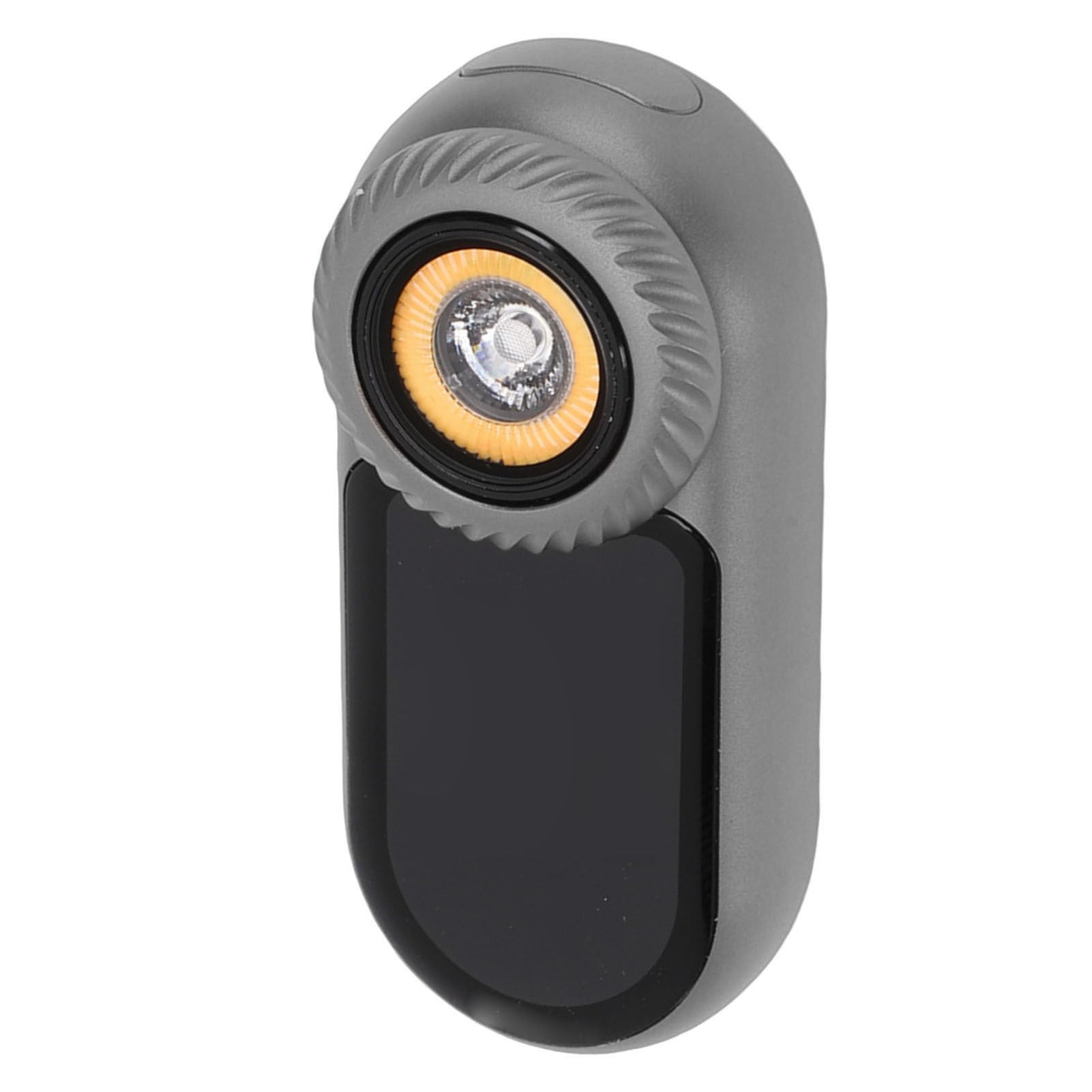 Alomejor Linterna LED, Mini Linterna de Bolsillo Recargable de Aluminio con Brillo Ajustable para Acampar y Viajar Al Aire