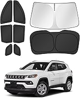 Vista 59 de Parasoles para parabrisas de automóvil, cubierta para ventana lateral y trasera, protección de privacidad, mantiene el vehículo fresco, color negro