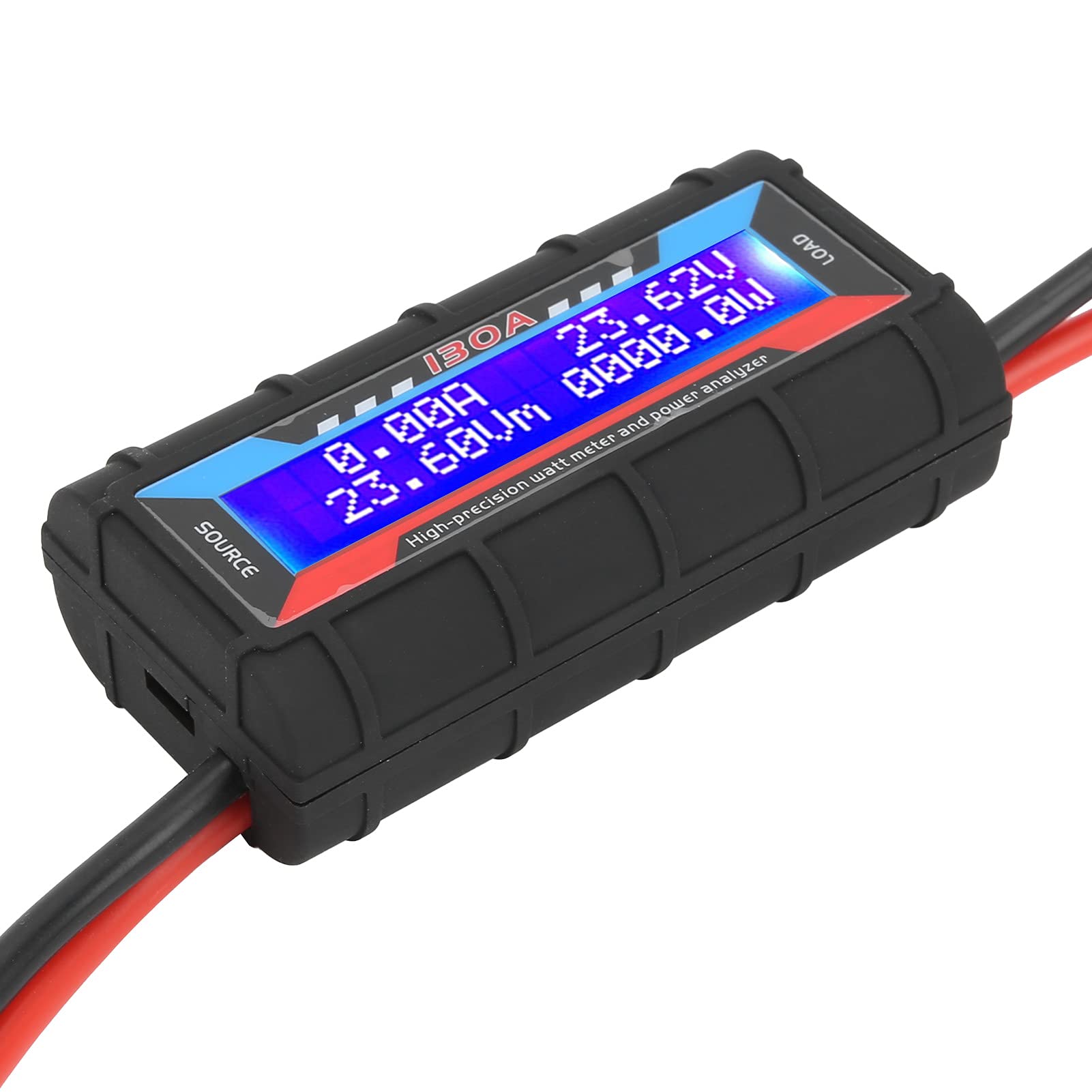 Probador de batería digital de 130A para evitar cortes de corriente en tu avión RC 8