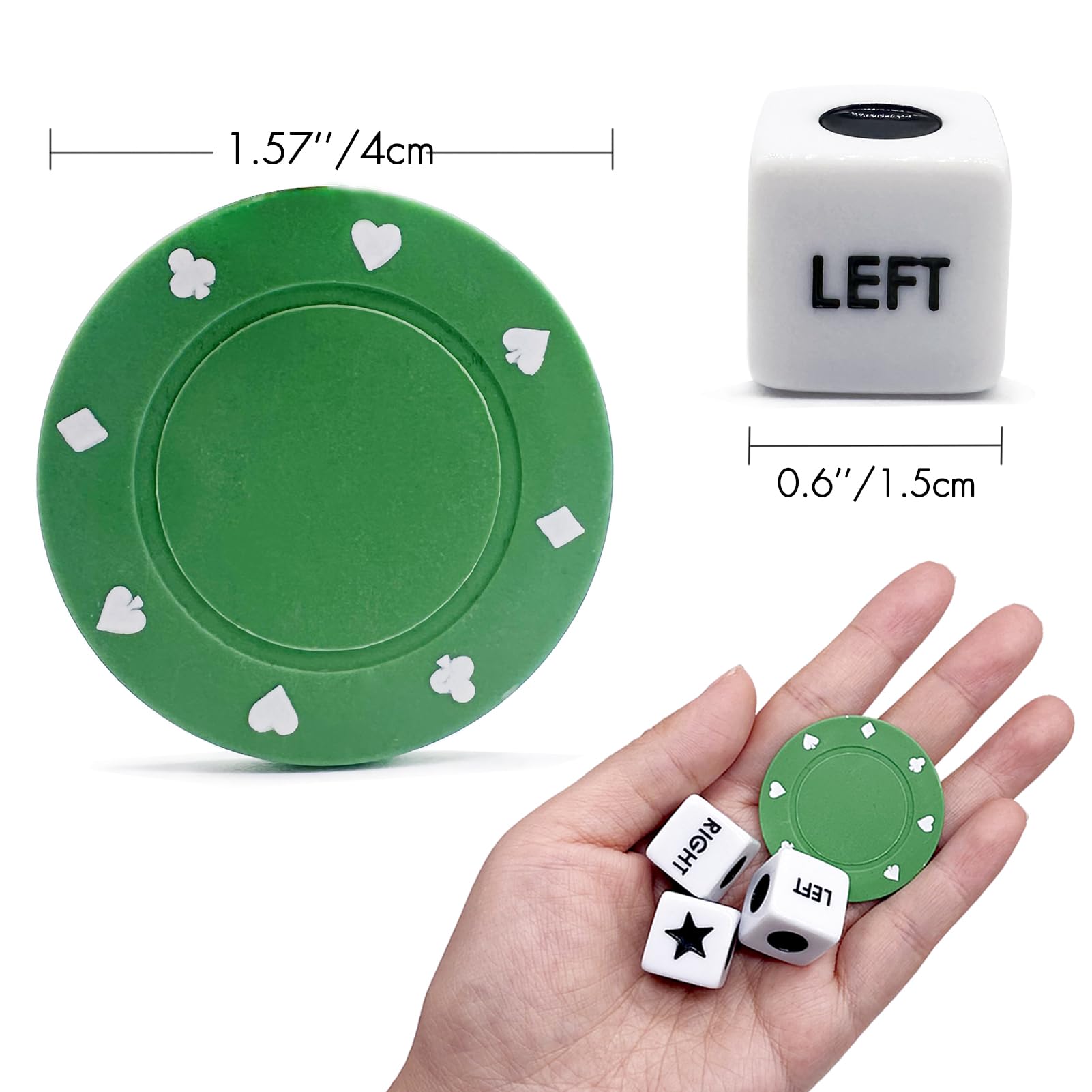 ⭐︎美品⭐︎24-25 dice bank Amazon.com: Left Right Center Dice Only 12 Dices Left Right