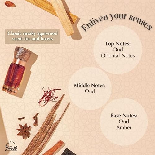 Miniatura 3 de Dukhni Dehn Al Oud Attar para el conocedor de Oud        Auténtico aceite de fragancia árabe  Regalo especial de Ramadán y Eid de lujo  1 botella x