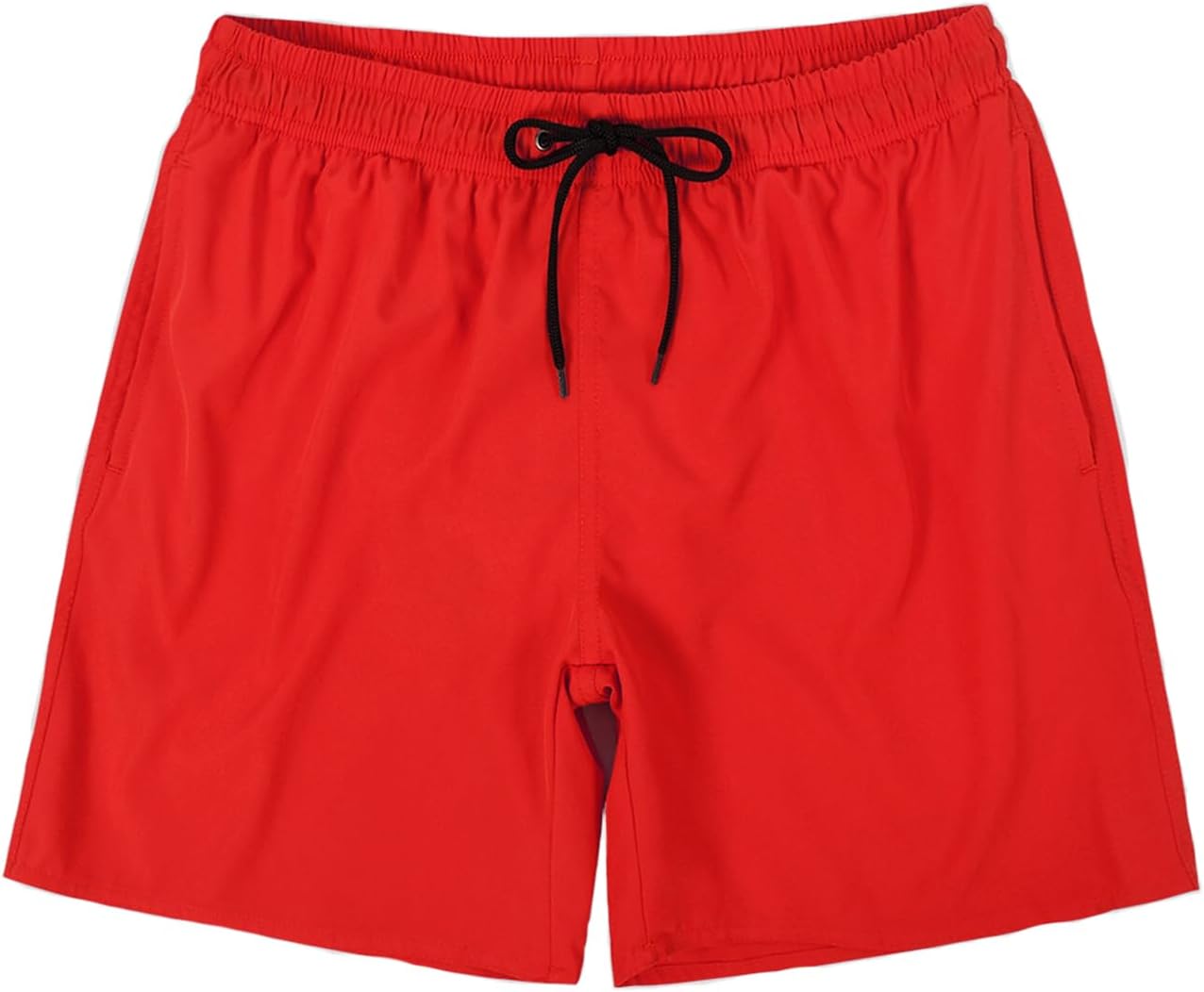 MADHERO Mens Swim Shorts 4 Way Stretch Short Bathing Suits Swim Trunks Mesh Liner