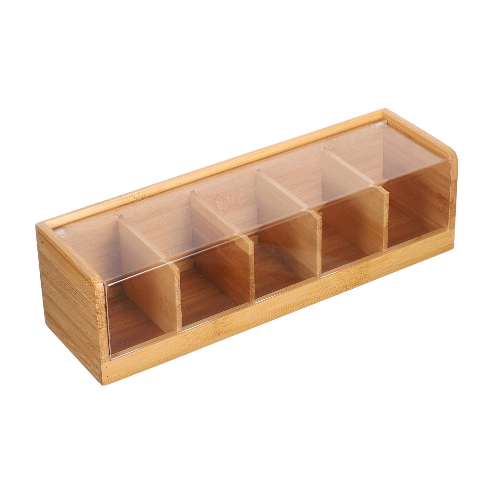 Cabilock Caja Para Guardar Té De Organizador De Compartimentos Para Encimera De Cocina Recipiente Hermético Para Té Para Almacenar Infusiones