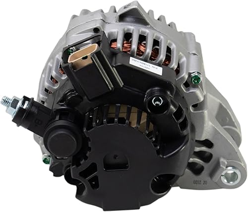 Miniatura 3 de TRQ Alternador compatible con Hyundai Santa Fe 2005-2006 Sonata 2005-2008 Tiburon 2005-2009 Tucson Kia Optima 2005-2010 Sportage 11188