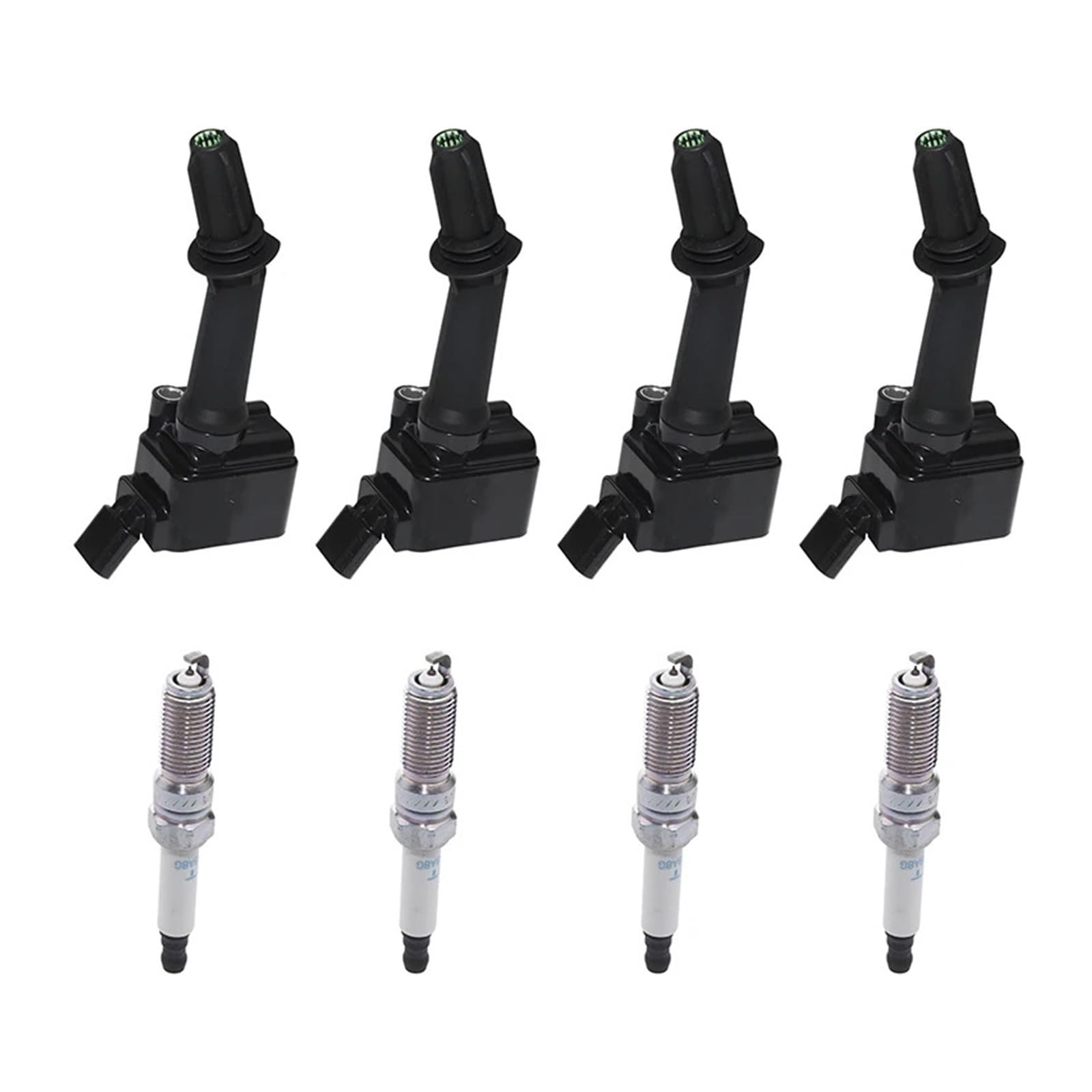 Fit For OPEL ASTRA K 1.0 1.4 2015-2022 CORSA E INSIGNIA B MOKKA X ADAM VAUXHALL 12635672 12670053 UF802 Ignition Coil Spark Plug Kit(1 SET (8PCS))