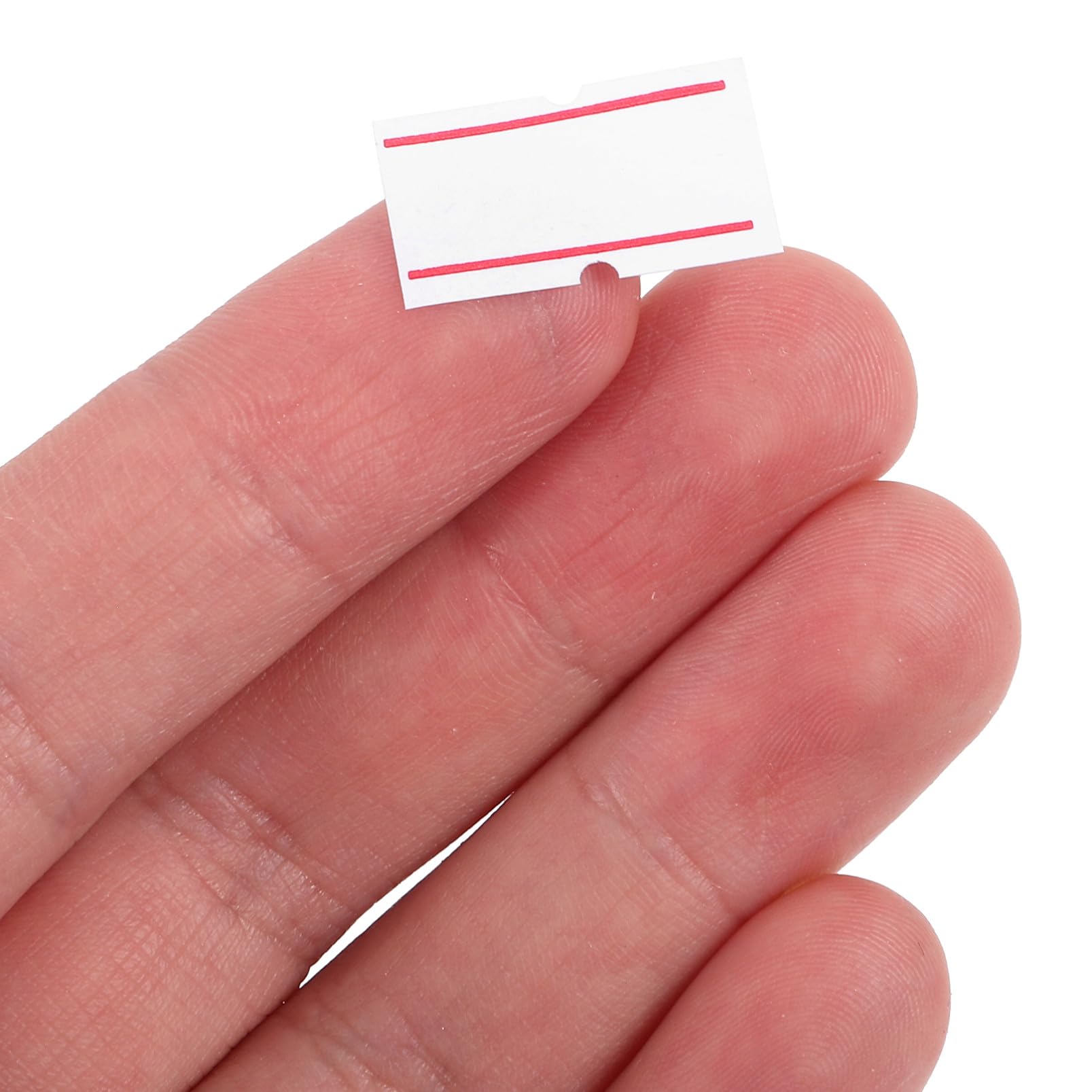 Etichette Prezzo Autoadesive 30 Pezzi Carta Bianca | Price Labeller, Uso in Fruit Store e Food Store, Cartellini dei Prezzi per Etichette Termiche Label