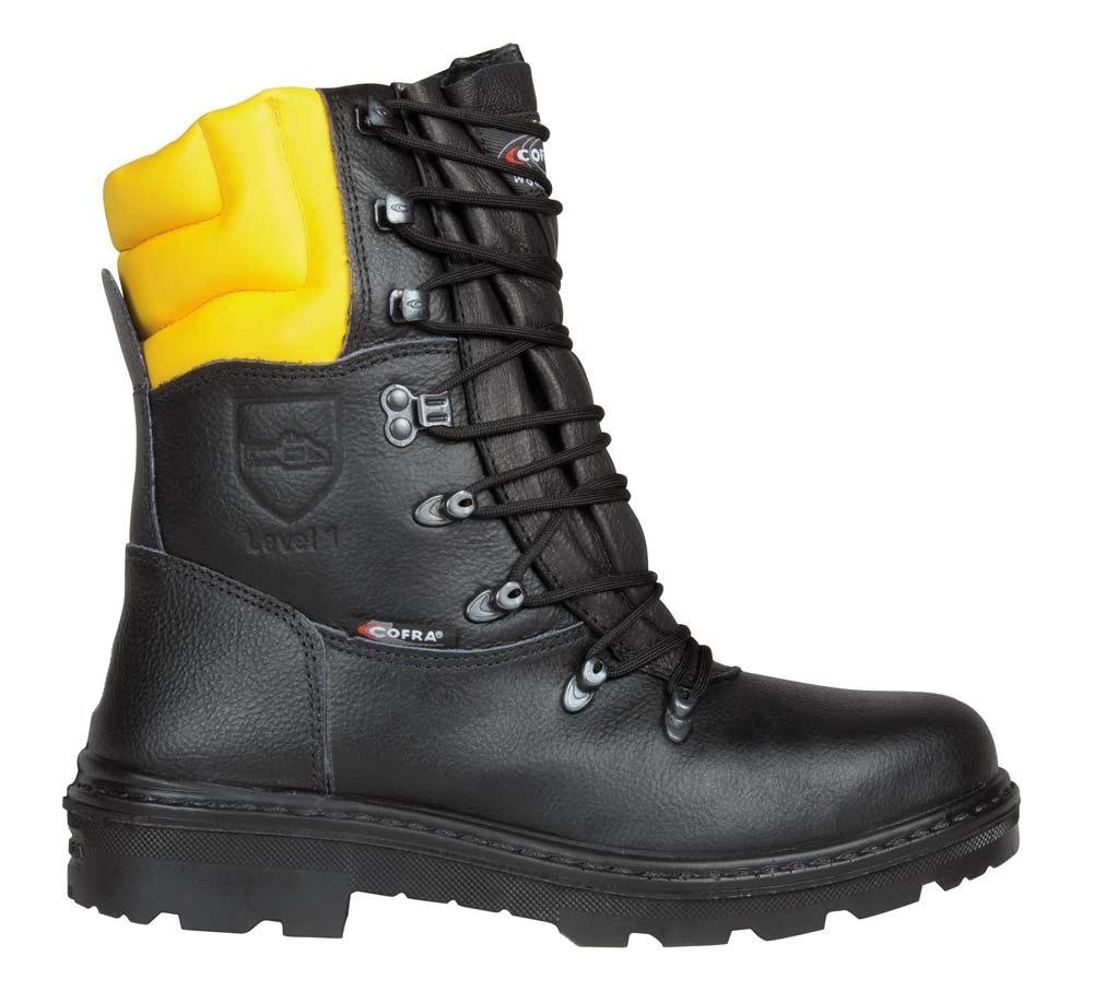 COFRA Woodsman buty chroniące przed przecięciem, czarny - czarny - 42 EU