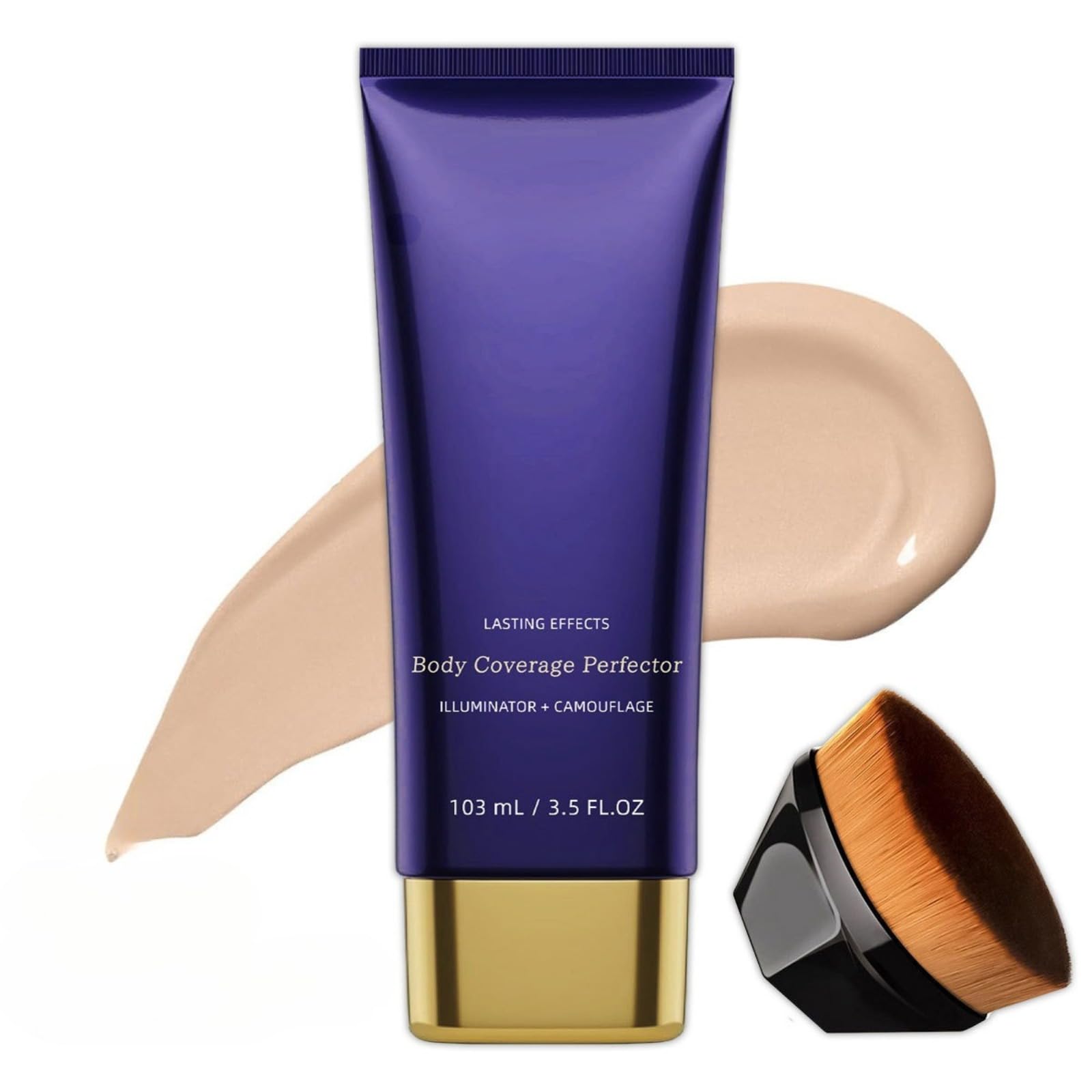 Heroka Nudaskin Perfeccionador De La Cobertura Corporal,Maquillaje Corporal Waterproof, Impecable. Cubre Cicatrices Y Tatuajes. Fácil Aplicación, Brillo Radiante, Uniformiza El Tono De Piel. (#02)
