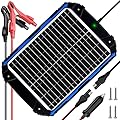 SUNER POWER 20W 12V Solar Battery Trickle Charger & Maintainer PRO, Built-in Intelligent MPPT Controller, Waterproof 12 Volt 20 Watt Solar Panel Charging Kits for Car Marine RV Trailer Boat Automotive