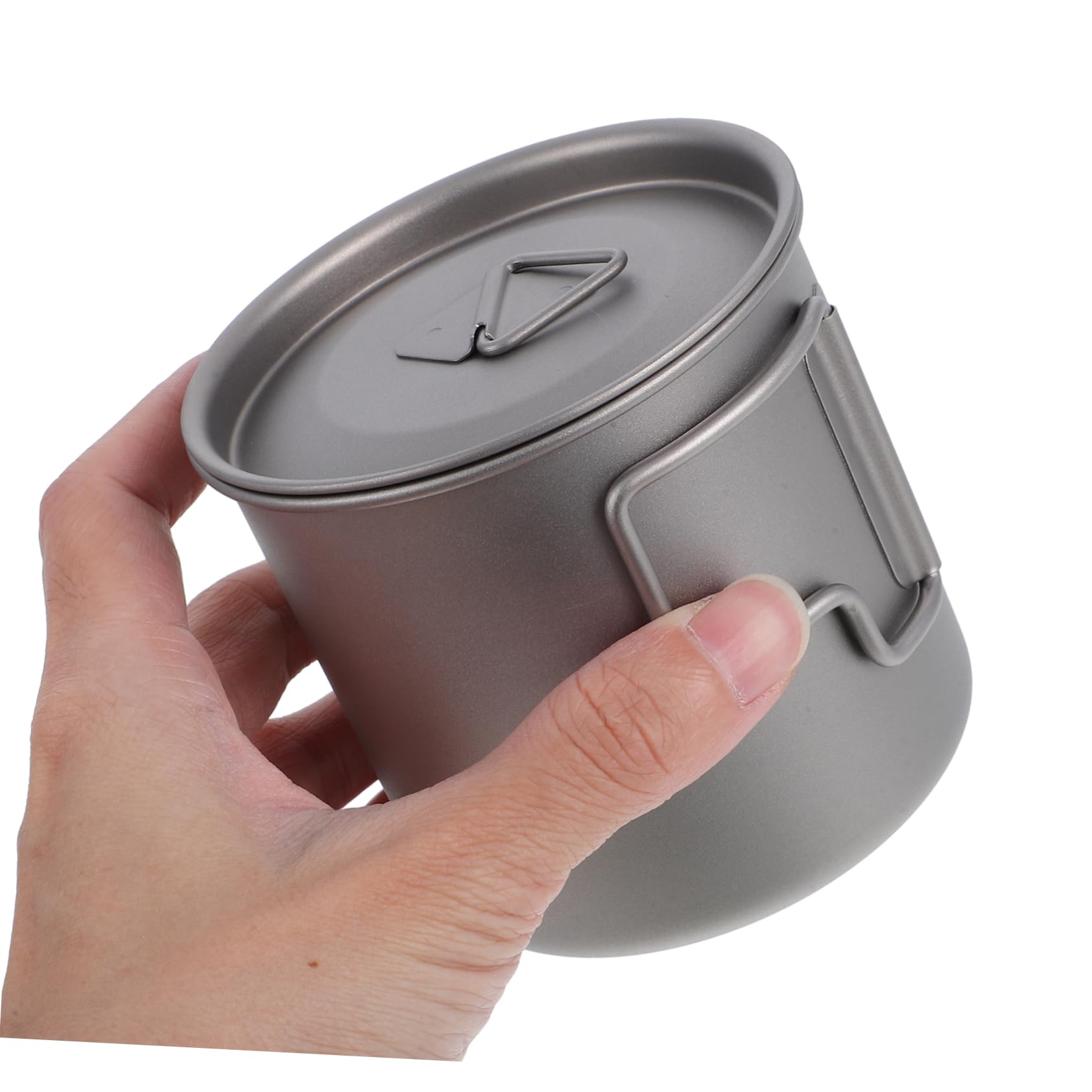 Tasse mit Faltbarem Griff Robuster Campingbecher aus für Outdoor Aktivitäten Wie Wandern Angeln und Deckel und Tragetasche