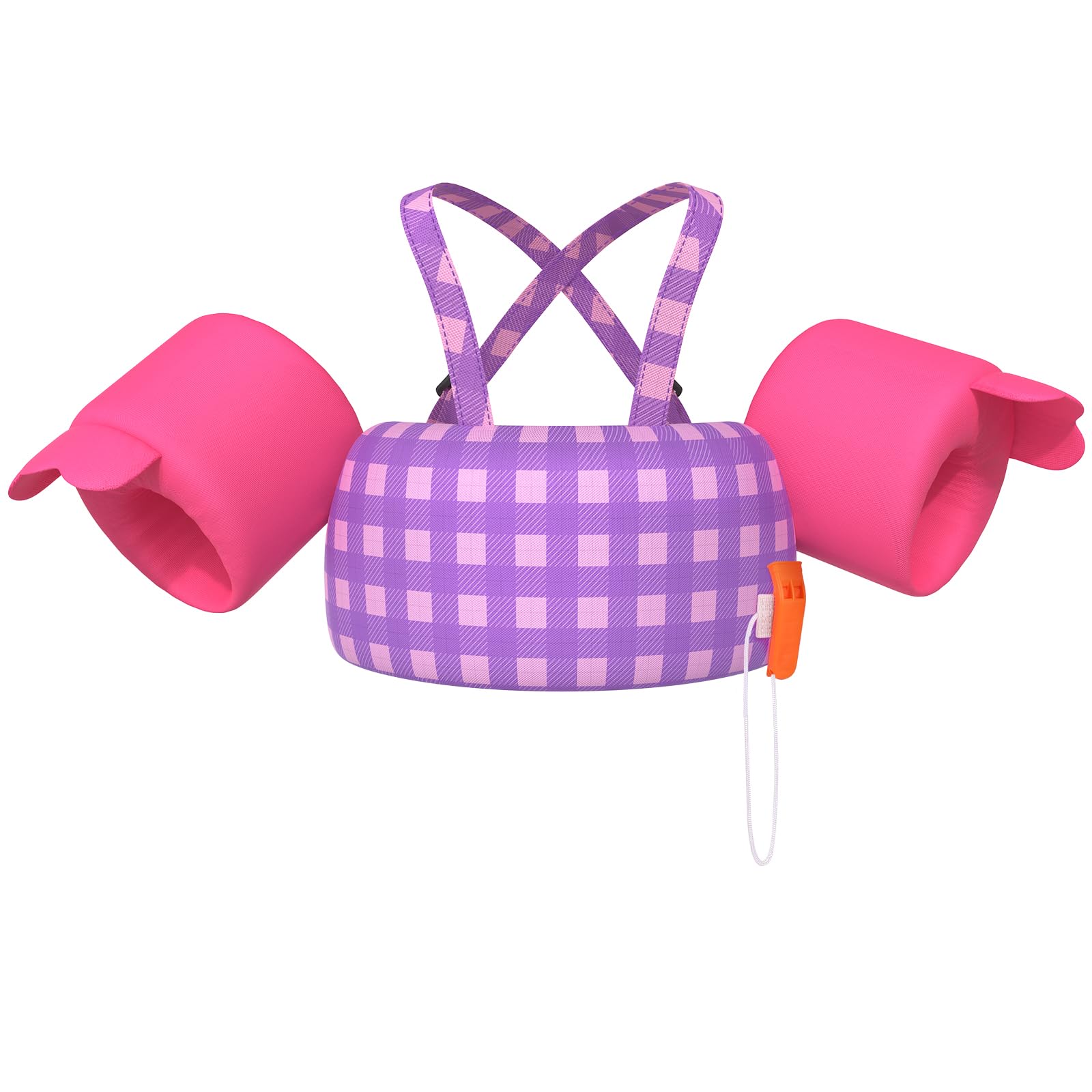 HeySplash Gilet da Nuoto per Bambini, Braccioli Galleggianti da Bambini con Peso 13-30/22-44lbs Anni 2-6, Giubbotto Galleggiante Bracciali Nuoto con Cinghia Regolabile per Bambini