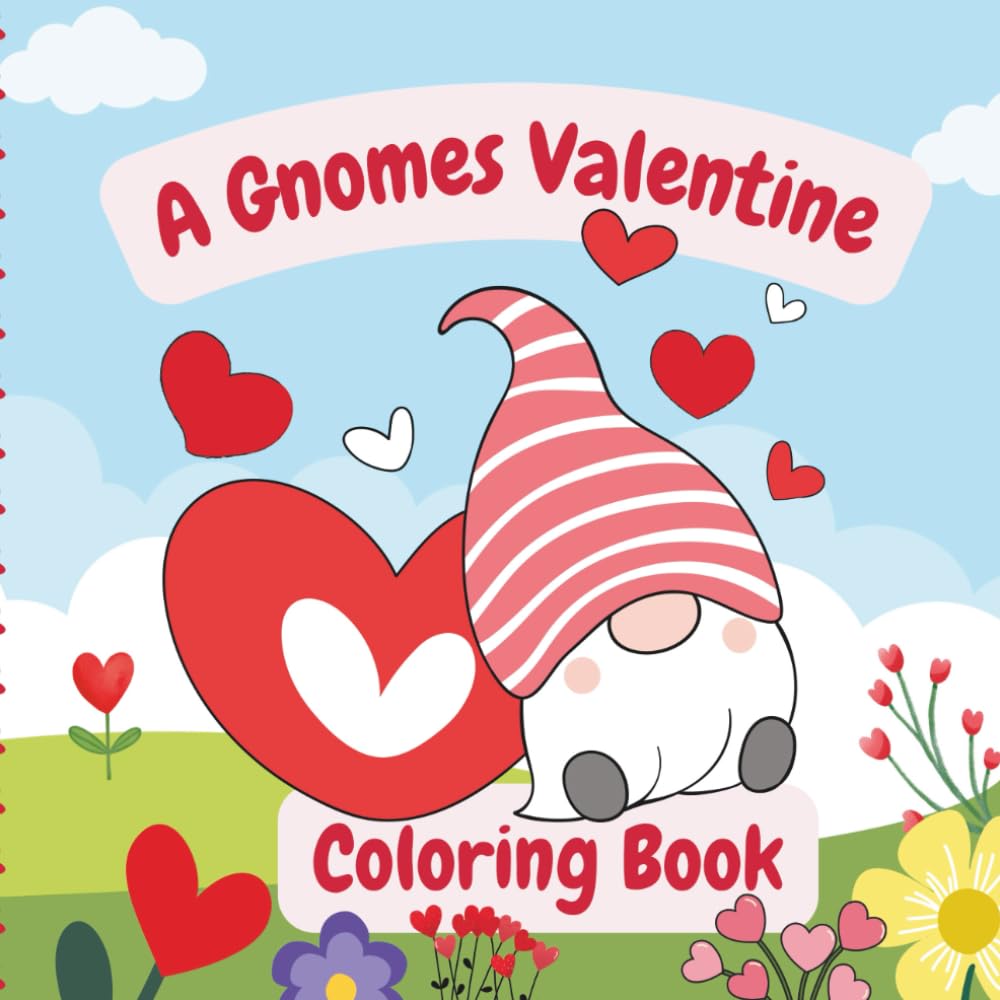 A Gnomes Valentine Coloring Book