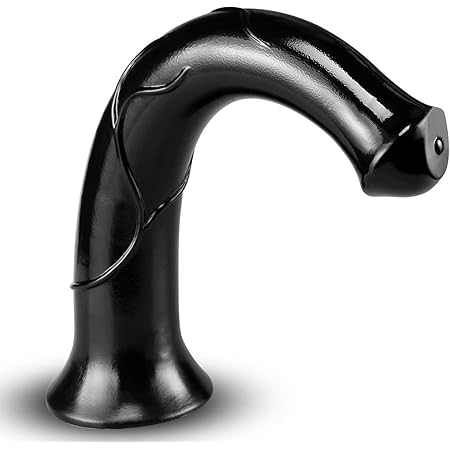Padgene 16.5" Realistic Horse Dildo Extra Long Soft Huge Penis Sex Toy with Strong Suction Cup Curved Shaft for Hands-Free Vaginal G-spot and Anal Prostate Play