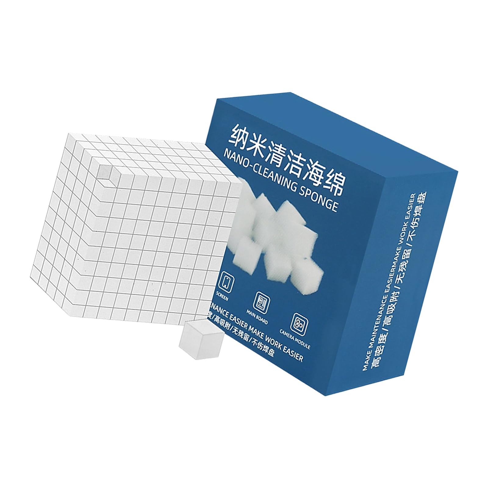 Hgenahgtf Of 500 Compact Sponges Not Residues Electronic Maintenance Tool For Motherboards Chip Cleaning Removal Compact Sponges