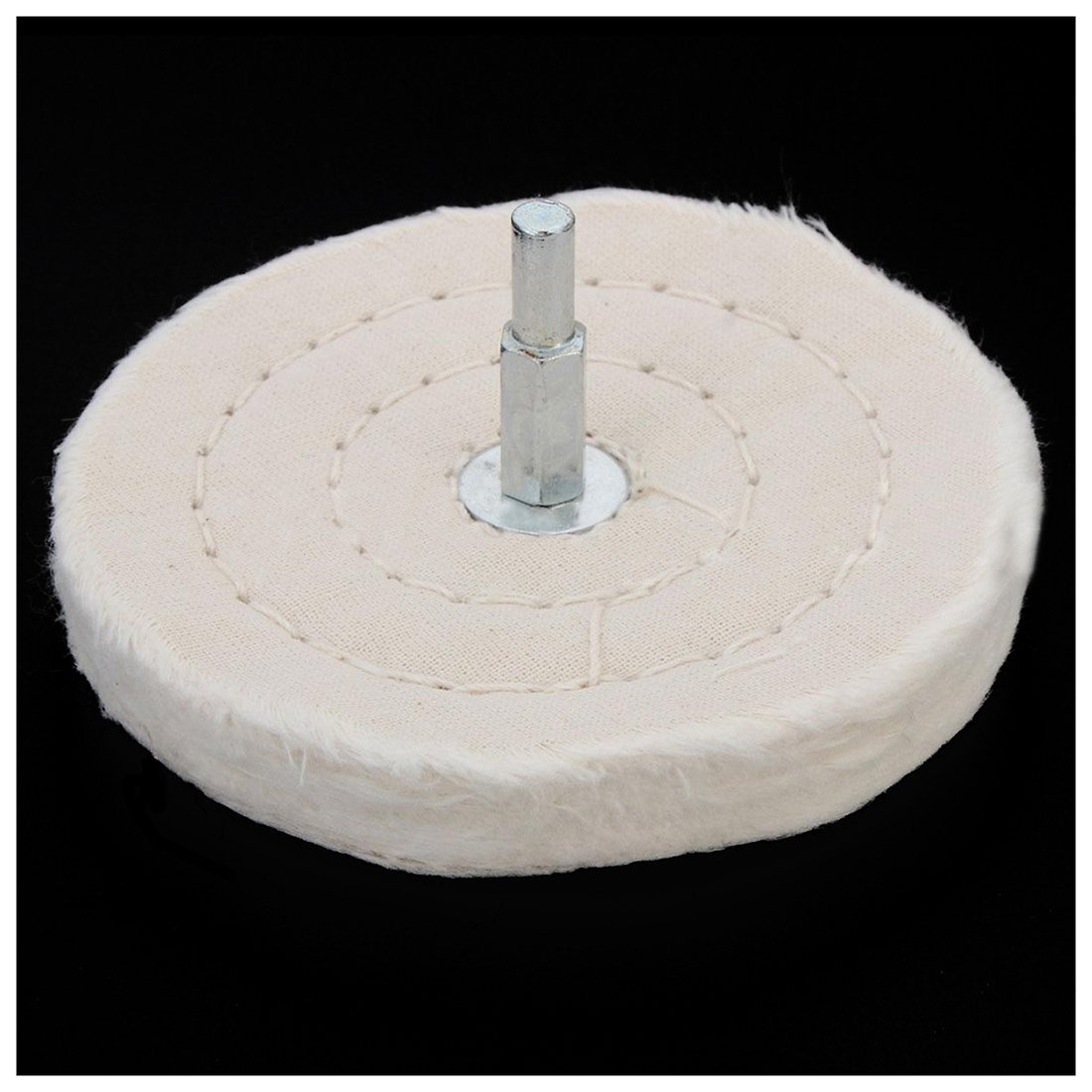 4" Cloth Polishing Mop Wheel Pad for Power Battery Drill Buffing Grinder