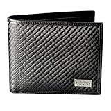 GESCHENKBOX MACHETTE® Boss - dreiteilige Herren-Brieftasche aus KOHLEFASER, MATT - GESCHENKBOX, RFID-Abschirmung, Leder, schwarze KOHLENSTOFF-FASER PREMIUM-Qualität Herren Geldbörsen