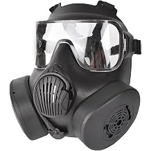 Full Face Mask Air Protection Gas GP5 Mask Full Face Mask with Robust and Comfortable Nose Padding for Survival Game Zombie Par