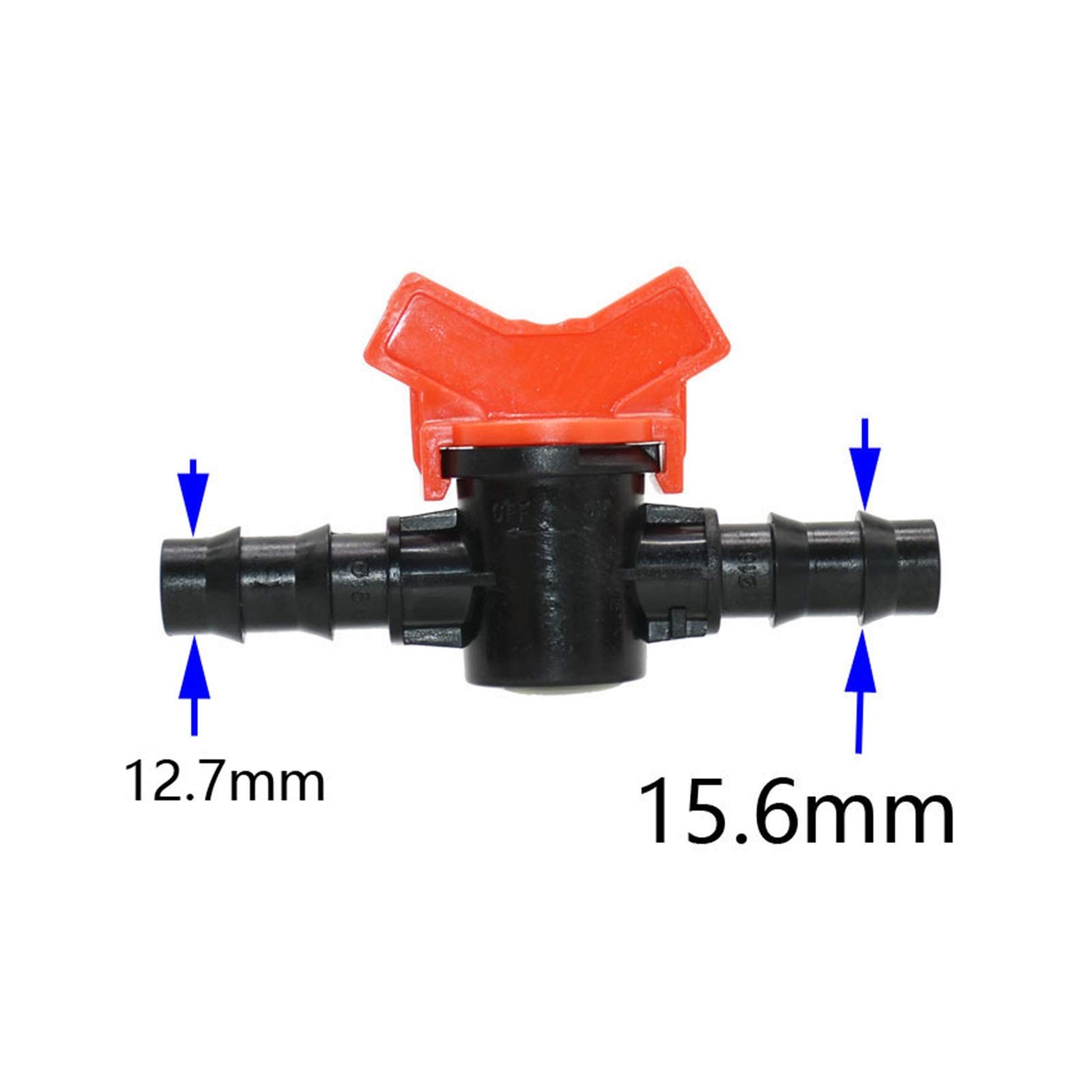 Conector de grifo de manguera de jardín Manguera de jardín 4/7 8/11 / 10/16 / 20 / 25mm Garden Tap BRIGER VÁLVULA DE VÁLVULA DE VÁLVULA DE VÁLVULA DE ACTUALIZACIÓN for RIEGO 25 PIEZAS ( Color : 1I4 )