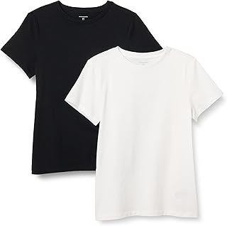 Women's Regular Fit 100% Cotton Crewneck Short Sleeve T-Shirt