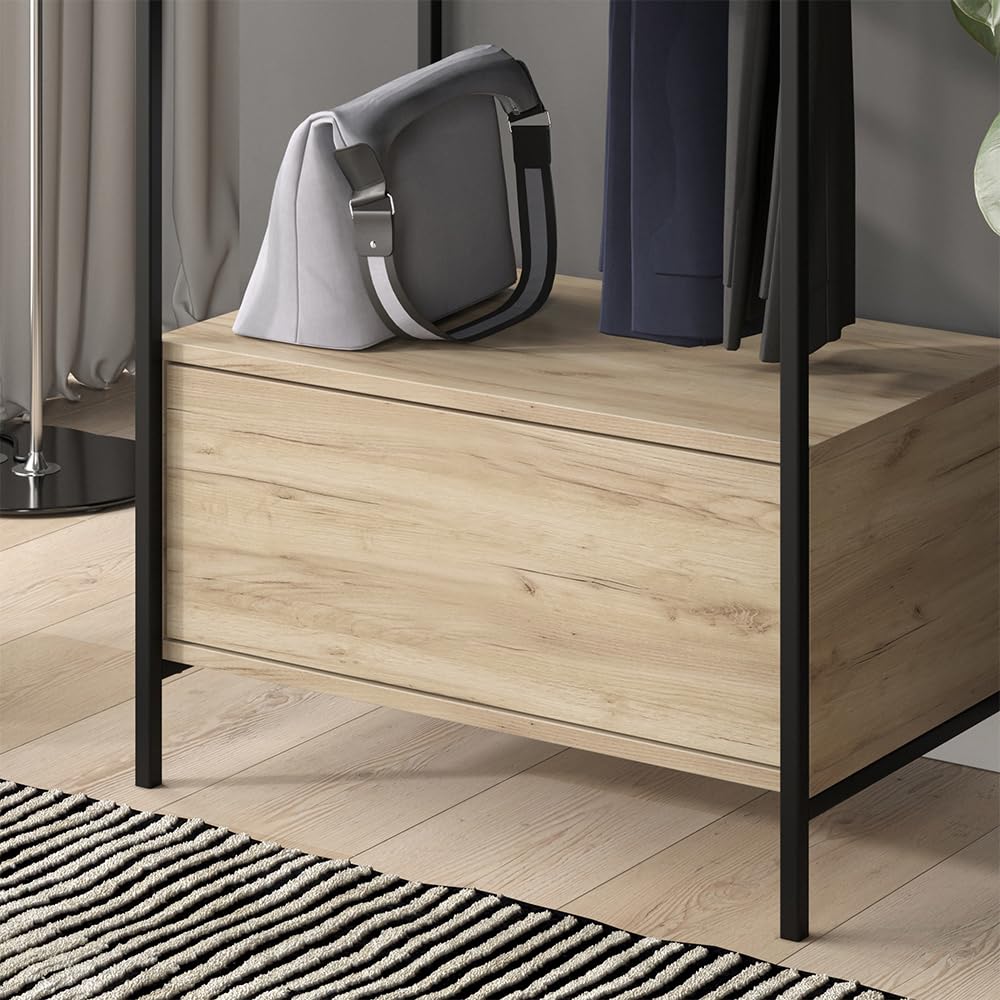 Vicco Kleiderschrank Enya, Holz, 60 x 180 cm